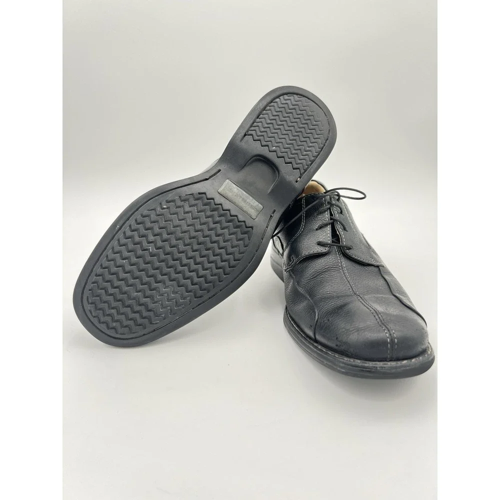 Johnston & Murphy Men's Black Leather Oxford Dress Shoes Business Formal 10.5